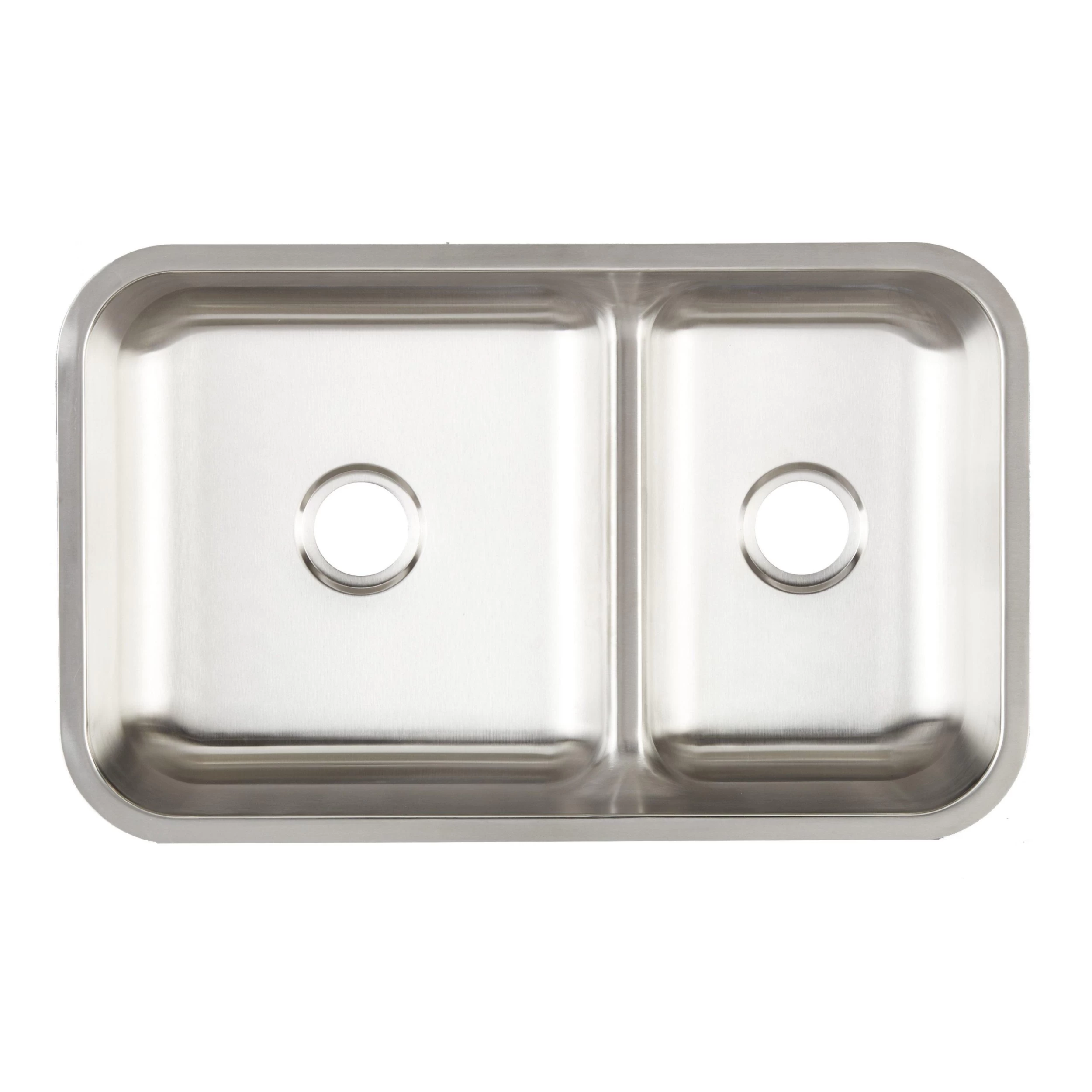 34" Calverton Stainless Steel Double Undermount Kitchen Sink 5 34" Calverton Stainless Steel Double Undermount Kitchen Sink - Image 5