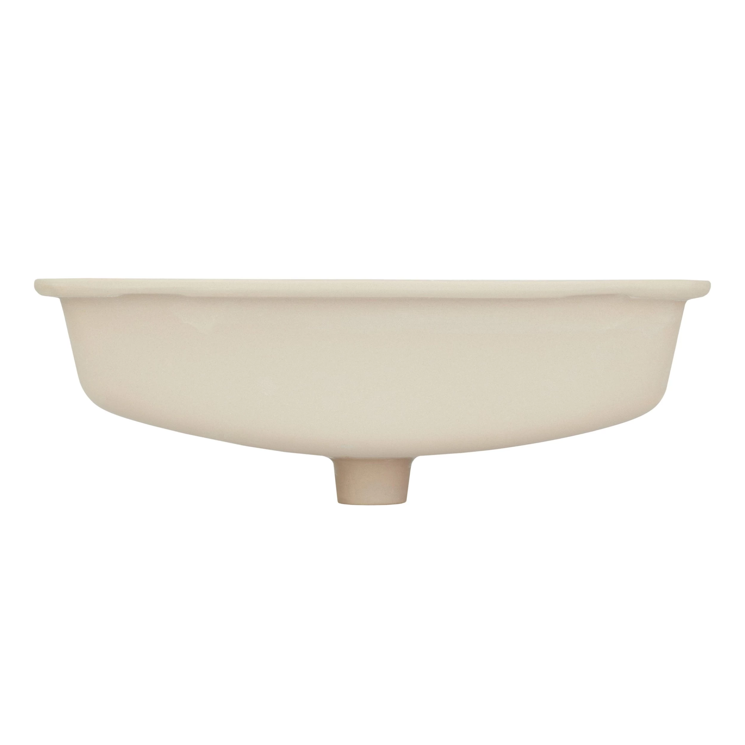 21" Myers White Rectangular Porcelain Undermount Bathroom Sink 4 21" Myers White Rectangular Porcelain Undermount Bathroom Sink - Image 4