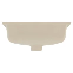 Destin White Square Porcelain Undermount Bathroom Sink -Home-Bathroom 447964 Destin um sink WH back MV80