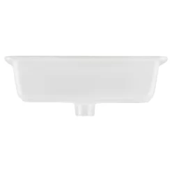 Destin Rectangular Porcelain Undermount Bathroom Sink White - Glazed Underside -Home-Bathroom 447966 Destin um sink WH back MV80 scaled