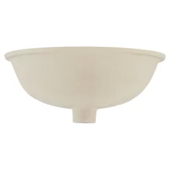 15" Mangrove White Oval Porcelain Undermount Bathroom Sink 8 15" Mangrove White Oval Porcelain Undermount Bathroom Sink -Home-Bathroom 447968 Mangrove um sink WH back MV80