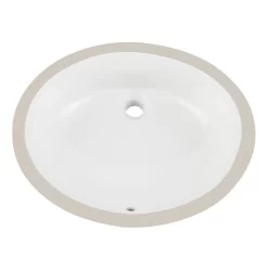 19" Mangrove White Oval Porcelain Undermount Bathroom Sink -Home-Bathroom 447972 Mangrove um sink WH top MV90 scaled