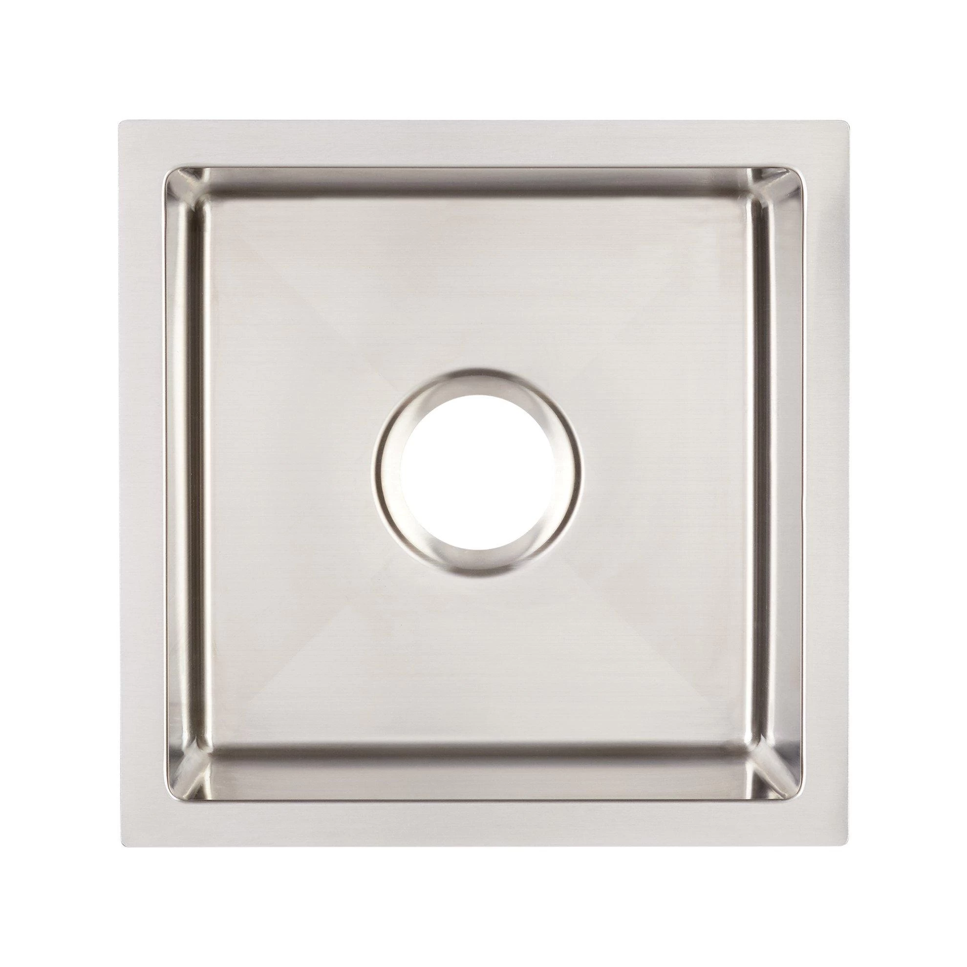 15" Ortega Stainless Steel Undermount Prep Sink 4 15" Ortega Stainless Steel Undermount Prep Sink - Image 4