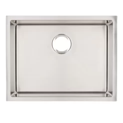 24" Ortega Stainless Steel Undermount Kitchen Sink - Rear Drain 8 24" Ortega Stainless Steel Undermount Kitchen Sink - Rear Drain -Home-Bathroom 448364 Ortega UM kitchen sink SS 24 top MV90 scaled
