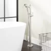 Beasley Freestanding Tub Faucet With Hand Shower