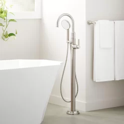 Greyfield Freestanding Tub Faucet With Hand Shower