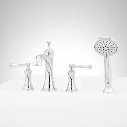 Beasley 4-Hole Roman Tub Faucet And Hand Shower