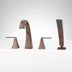 Vilamonte 4-Hole Roman Tub Faucet And Hand Shower -Home-Bathroom 448550 Vilamonte roman tub faucet ORB front Beauty10 scaled