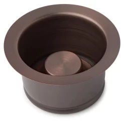 Deep Drain / Disposer Flange -Home-Bathroom 448587 stainless steel garbage disposer flange oil rubbed bronze end