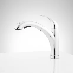 Cypress Single-Hole Pull-Out Kitchen Faucet -Home-Bathroom 449235 Cypress single hole faucet CP side Beauty20 scaled