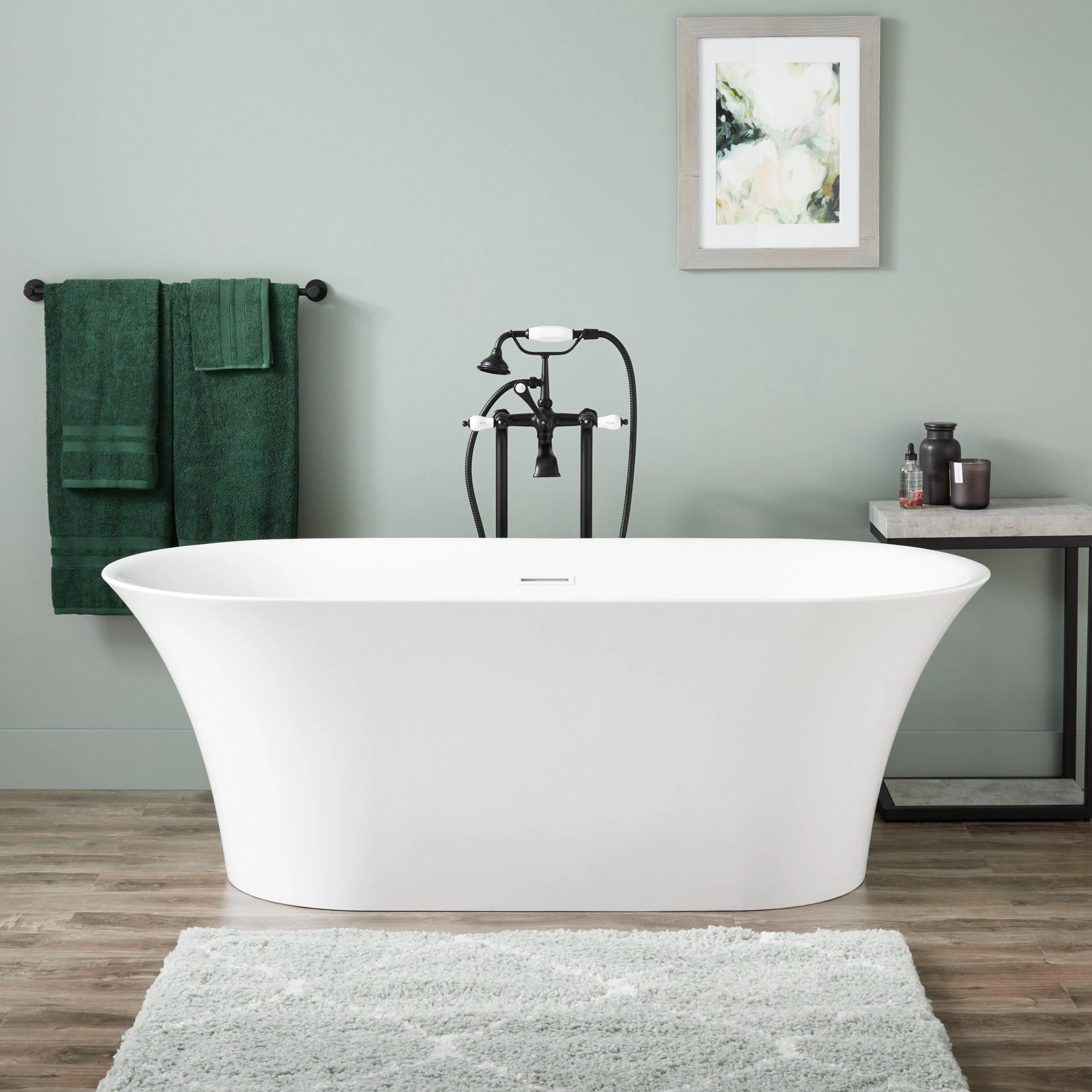 67" Giosa Acrylic Freestanding Tub 1 67" Giosa Acrylic Freestanding Tub