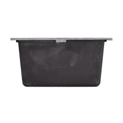 16" Holcomb Undermount Granite Composite Sink - Black -Home-Bathroom 450400 Holcomb UM kitchen sink BK 16 front MV70