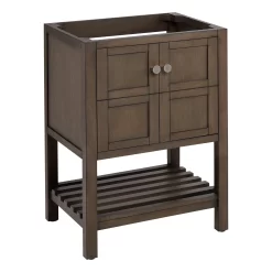 24" Olsen Console Vanity Rectangular Undermount Sink - Ash Brown 11 24" Olsen Console Vanity Rectangular Undermount Sink - Ash Brown -Home-Bathroom 450409 olsen vanity ash brown 24 angle MV60