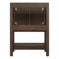 24" Olsen Console Vanity Rectangular Undermount Sink - Ash Brown 14 24" Olsen Console Vanity Rectangular Undermount Sink - Ash Brown -Home-Bathroom 450409 olsen vanity ash brown 24 back MV90