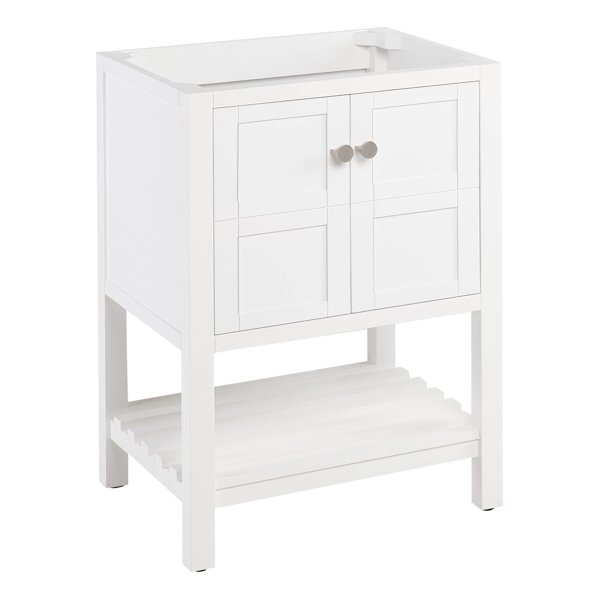 24" Olsen Console Vanity For Undermount Sink - Soft White 3 24" Olsen Console Vanity For Undermount Sink - Soft White - Image 3
