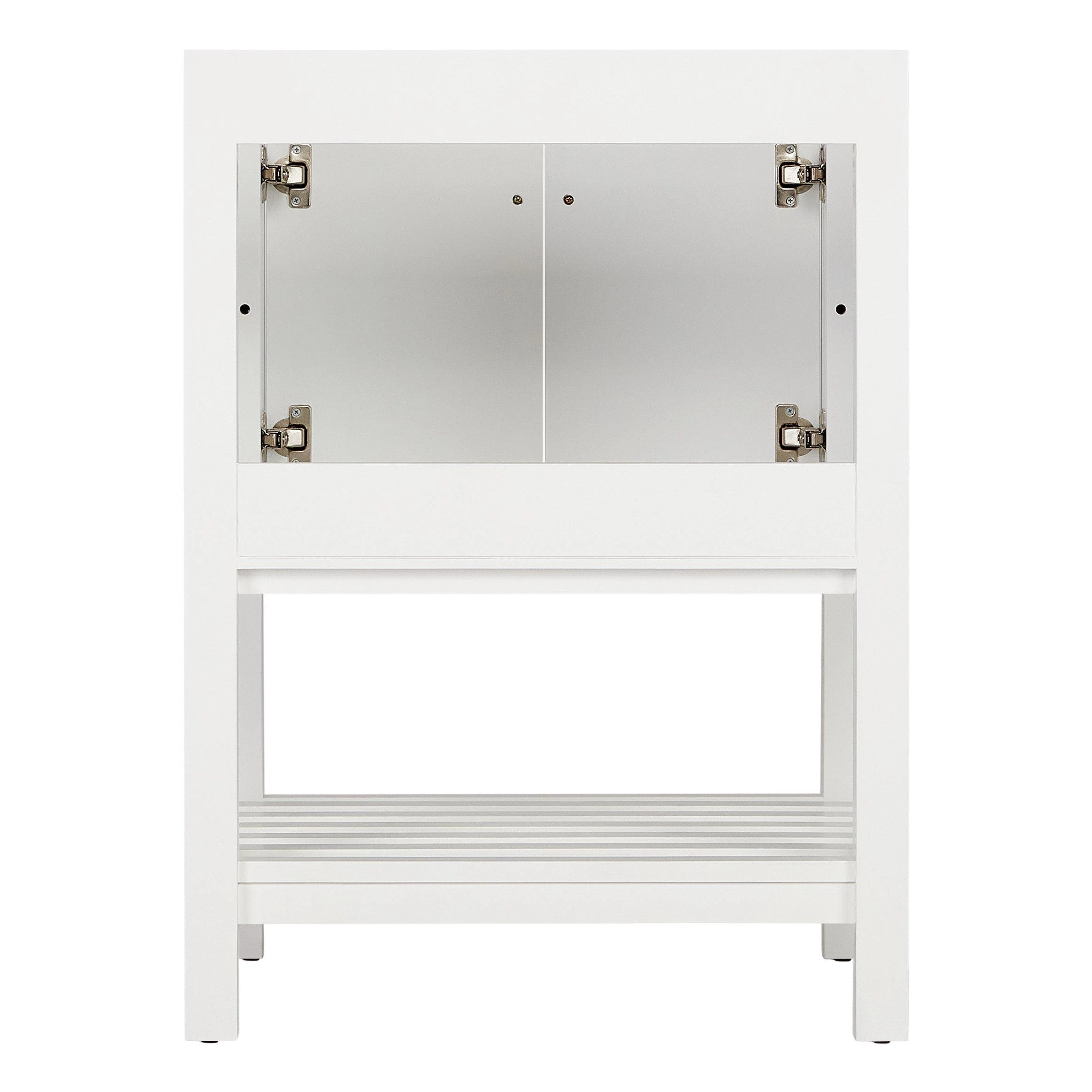 24" Olsen Console Vanity For Undermount Sink - Soft White 6 24" Olsen Console Vanity For Undermount Sink - Soft White - Image 6
