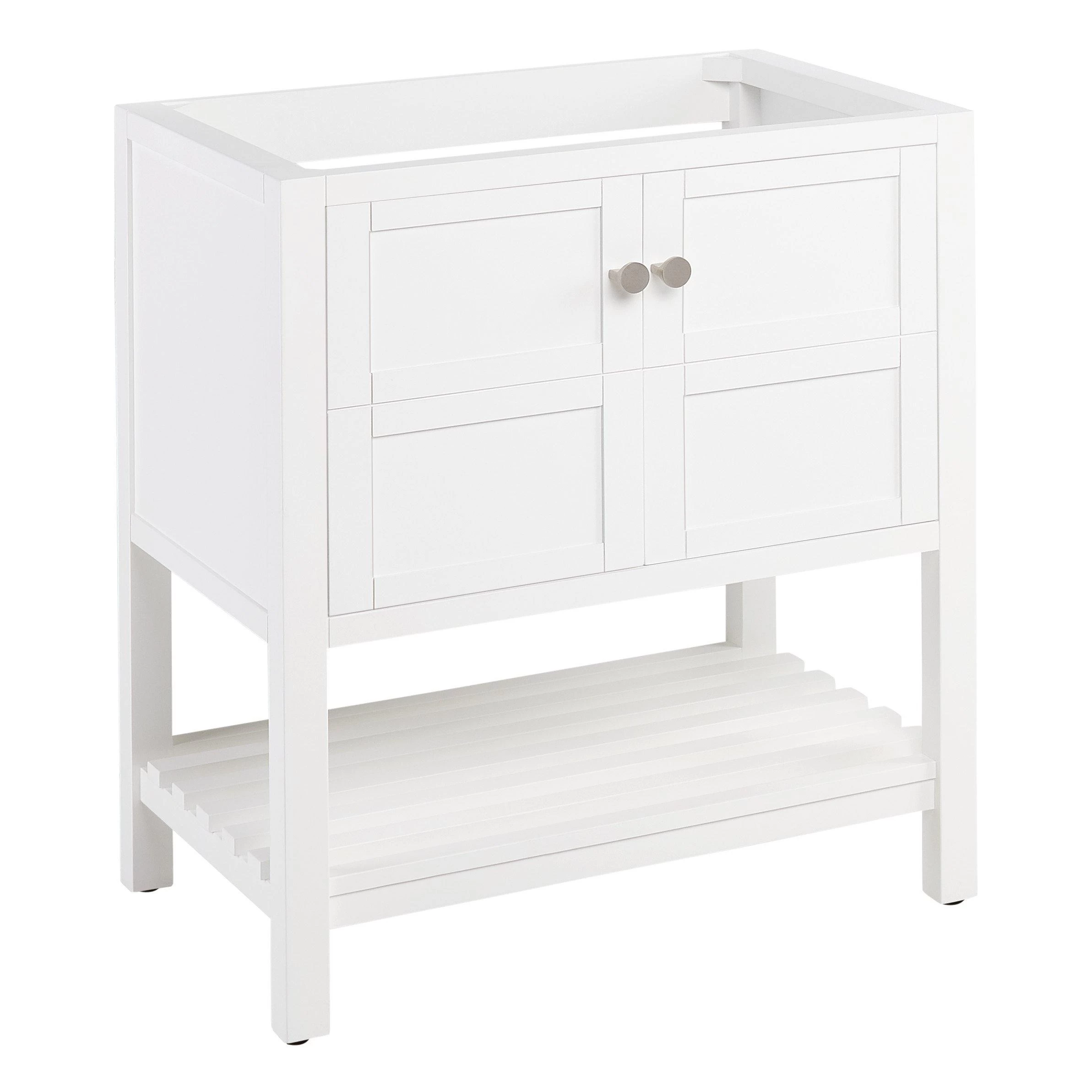 30" Olsen Console Vanity For Rectangular Undermount Sink - Soft White 4 30" Olsen Console Vanity For Rectangular Undermount Sink - Soft White - Image 4