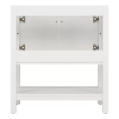 30" Olsen Console Vanity - Soft White - Vanity Cabinet Only -Home-Bathroom 450430 olsen vanity soft white 30 back MV90