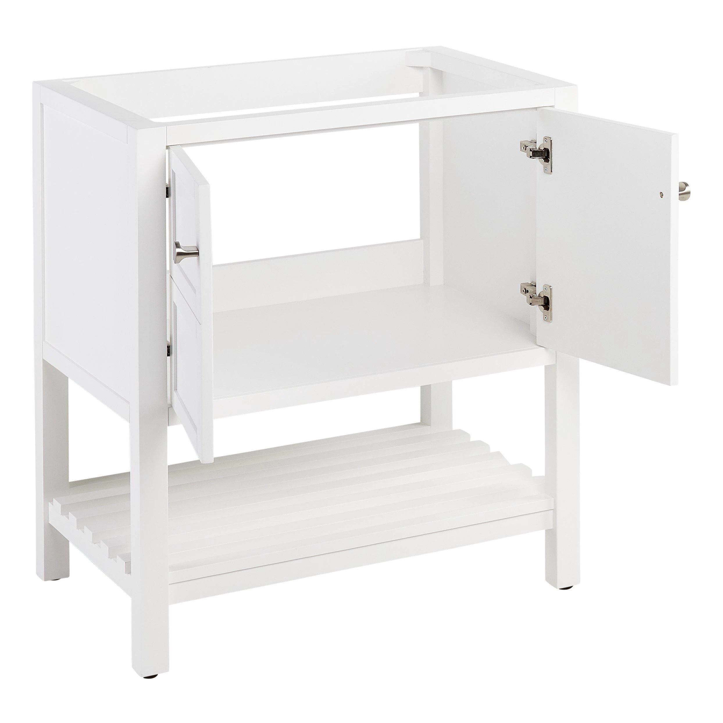 30" Olsen Console Vanity For Rectangular Undermount Sink - Soft White 5 30" Olsen Console Vanity For Rectangular Undermount Sink - Soft White - Image 5
