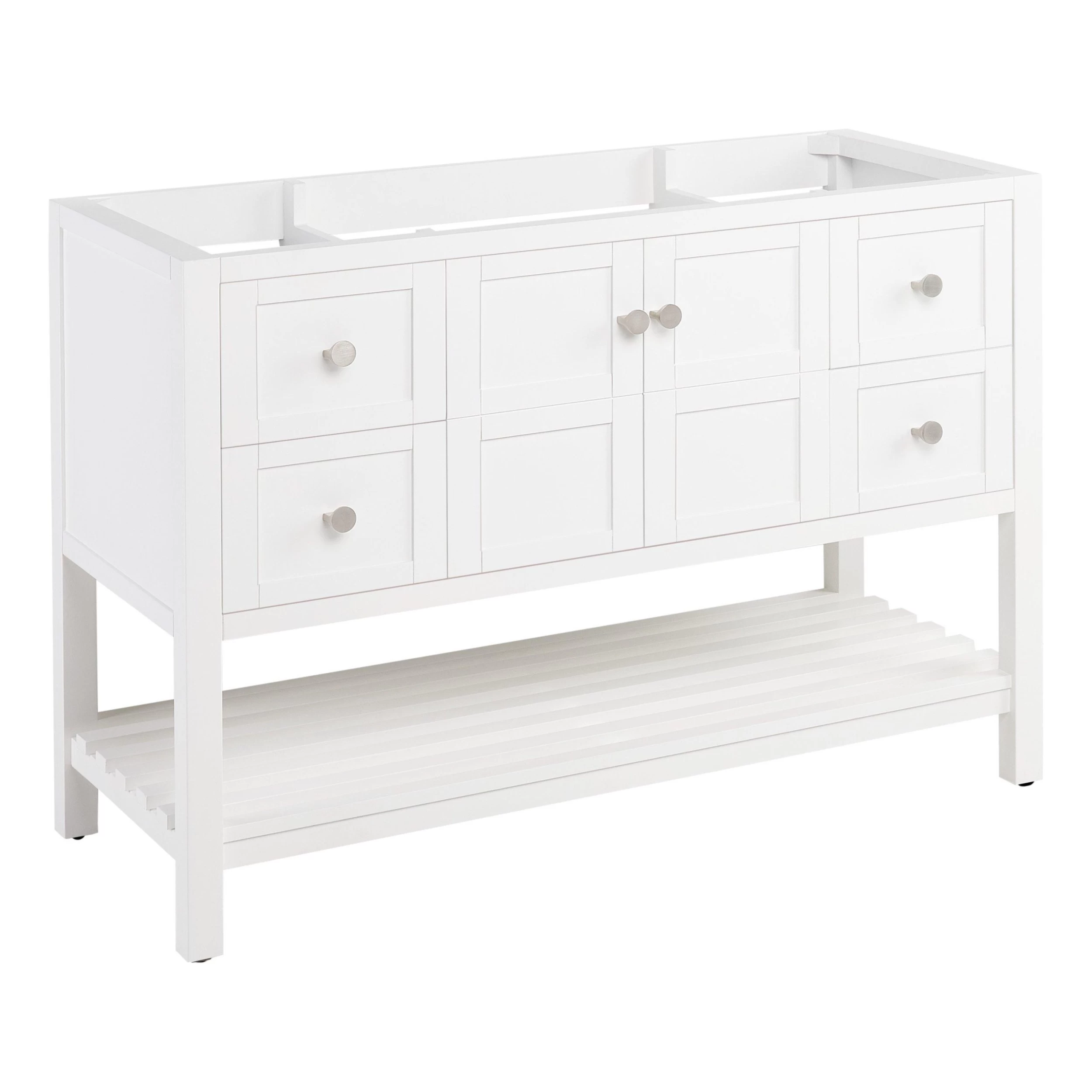 48" Olsen Console Vanity For Rectangular Undermount Sink - Soft White 4 48" Olsen Console Vanity For Rectangular Undermount Sink - Soft White - Image 4