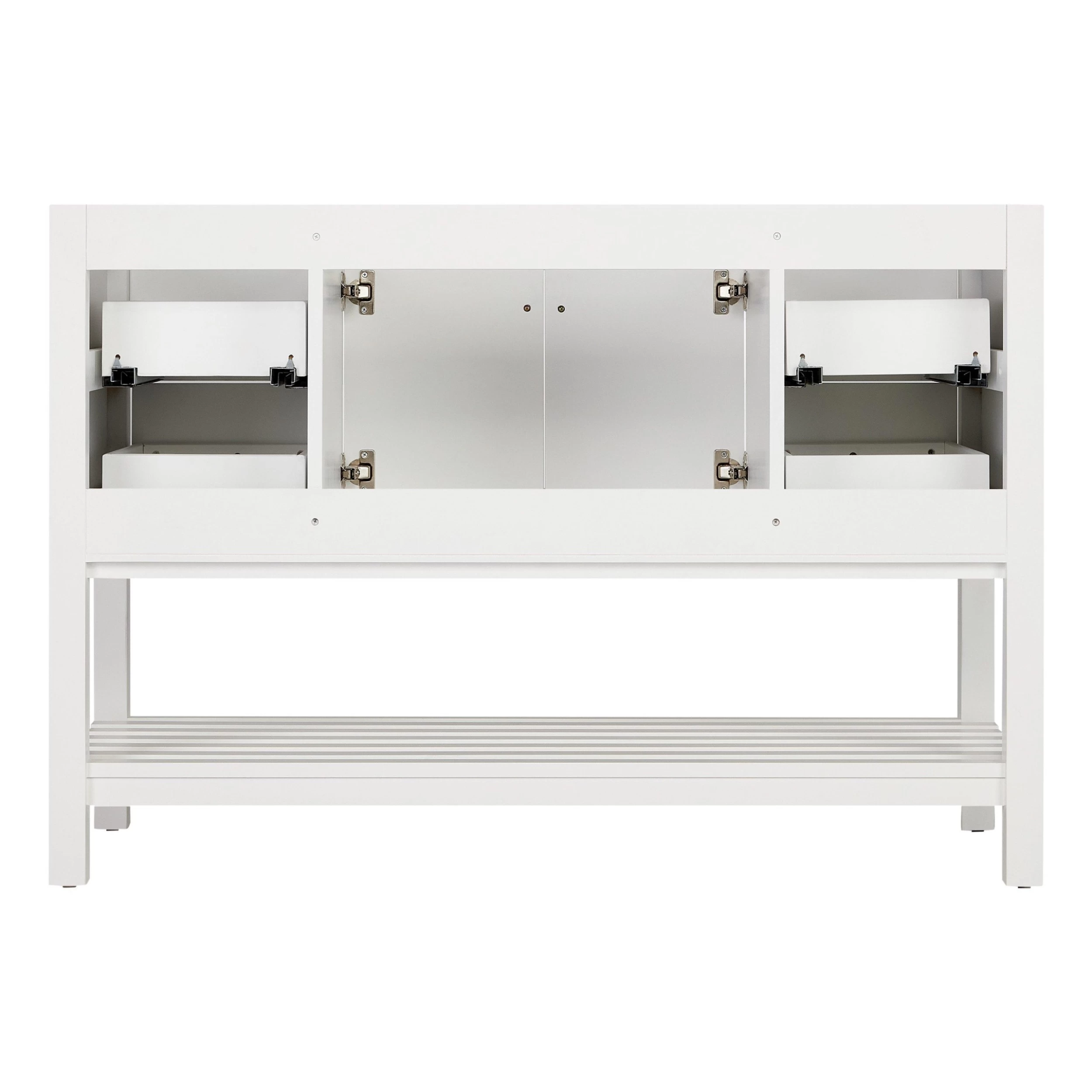 48" Olsen Console Vanity Undermount Sink - Soft White 6 48" Olsen Console Vanity Undermount Sink - Soft White - Image 6
