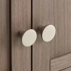 60" Olsen Double Console Vanity For Rectangular Undermount Sinks - Ash Brown -Home-Bathroom 450454 olsen vanity ash brown 60 no top knob Detail160