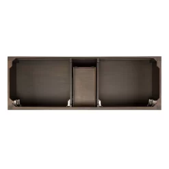 60" Olsen Double Console Vanity For Rectangular Undermount Sinks - Ash Brown -Home-Bathroom 450454 olsen vanity ash brown 60 top MV80 scaled