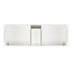 60" Olsen Double Console Vanity Undermount Sinks - Soft White 15 60" Olsen Double Console Vanity Undermount Sinks - Soft White -Home-Bathroom 450457 olsen vanity soft white 60 top MV80 1 scaled