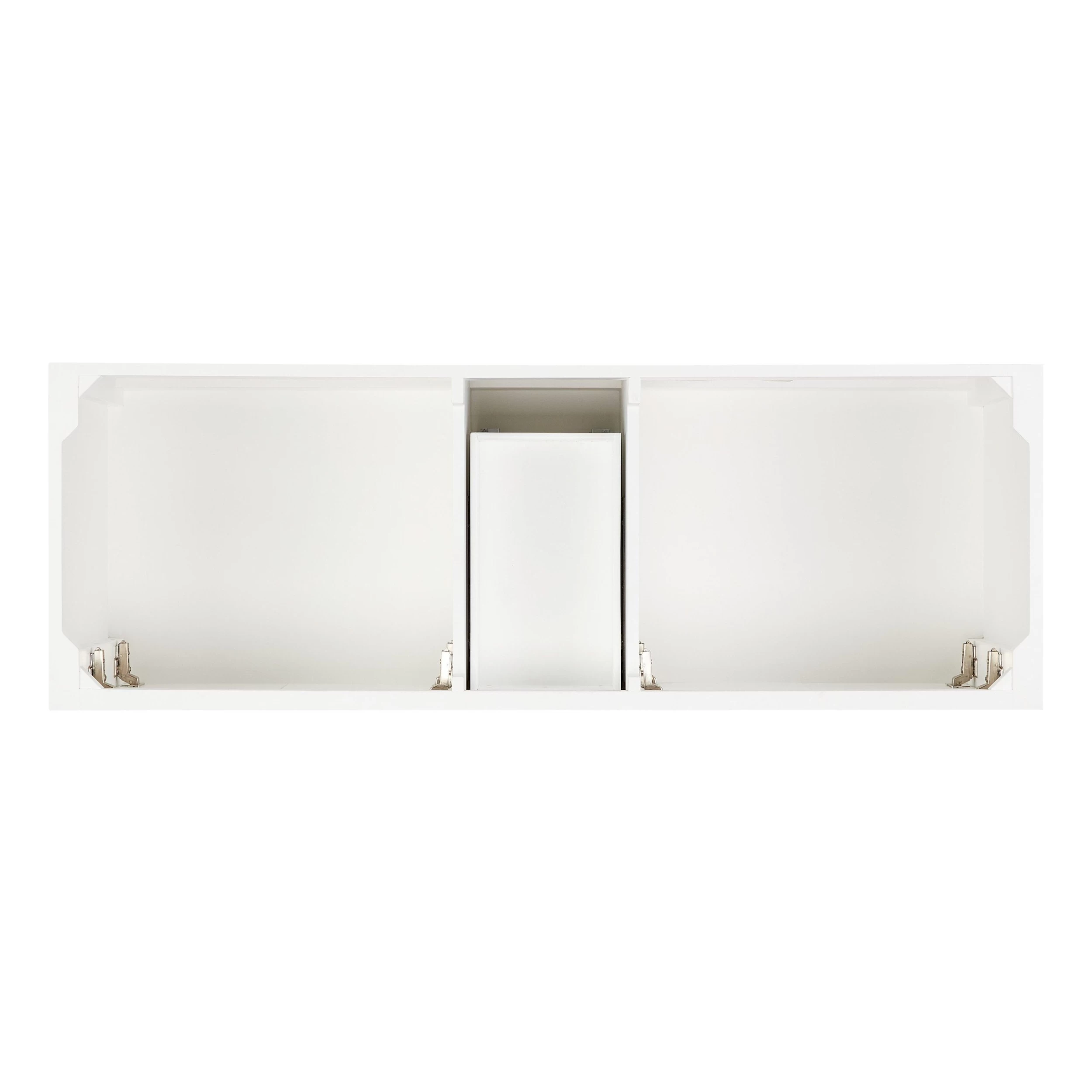 60" Olsen Double Console Vanity Undermount Sinks - Soft White 5 60" Olsen Double Console Vanity Undermount Sinks - Soft White - Image 5