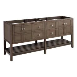 72" Olsen Double Console Vanity Undermount Sinks - Ash Brown 9 72" Olsen Double Console Vanity Undermount Sinks - Ash Brown -Home-Bathroom 450463 olsen vanity ash brown 72 angle MV60 scaled