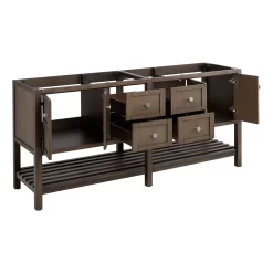 72" Olsen Double Console Vanity Undermount Sinks - Ash Brown 10 72" Olsen Double Console Vanity Undermount Sinks - Ash Brown -Home-Bathroom 450463 olsen vanity ash brown 72 open MV70 scaled