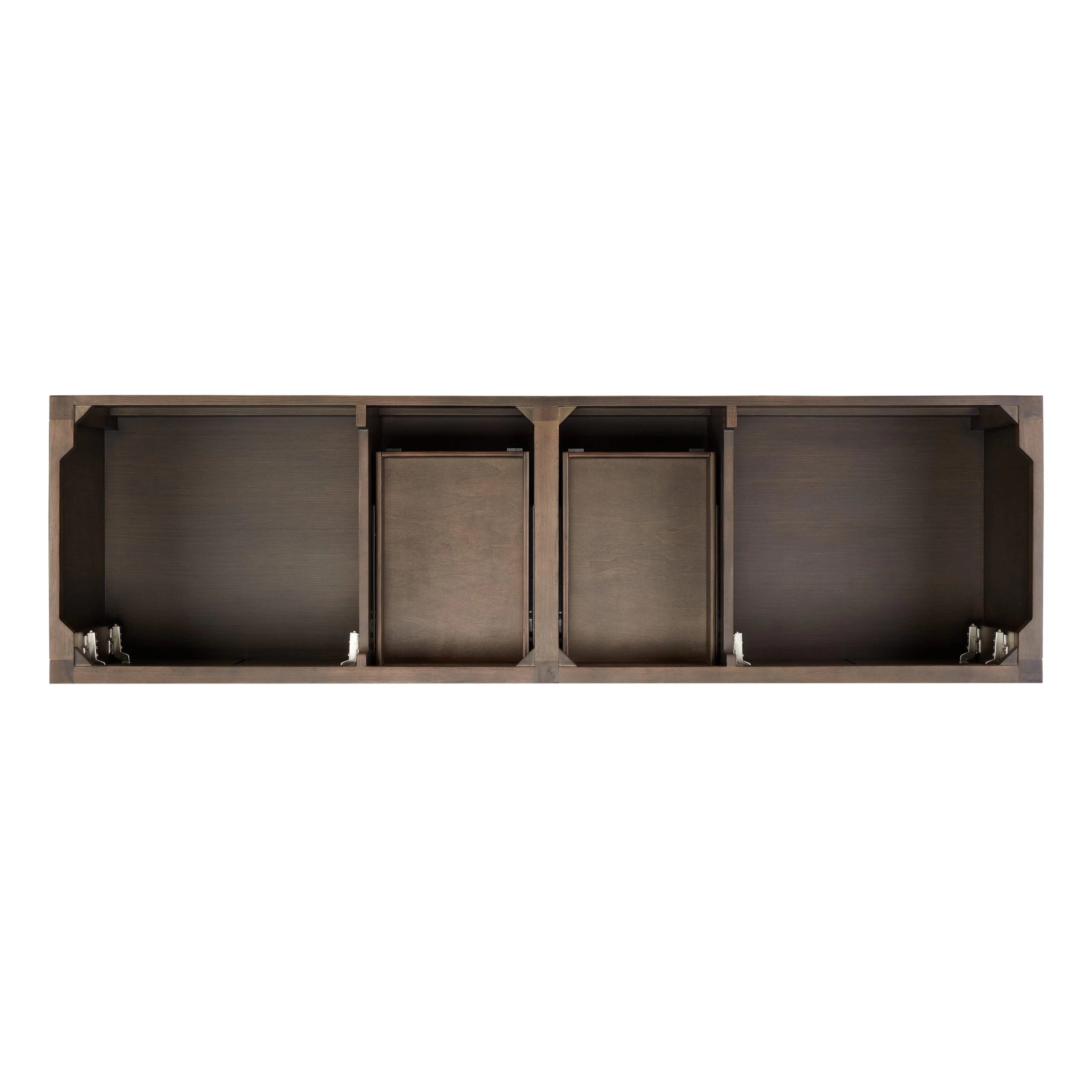 72" Olsen Double Console Vanity Undermount Sinks - Ash Brown 5 72" Olsen Double Console Vanity Undermount Sinks - Ash Brown - Image 5