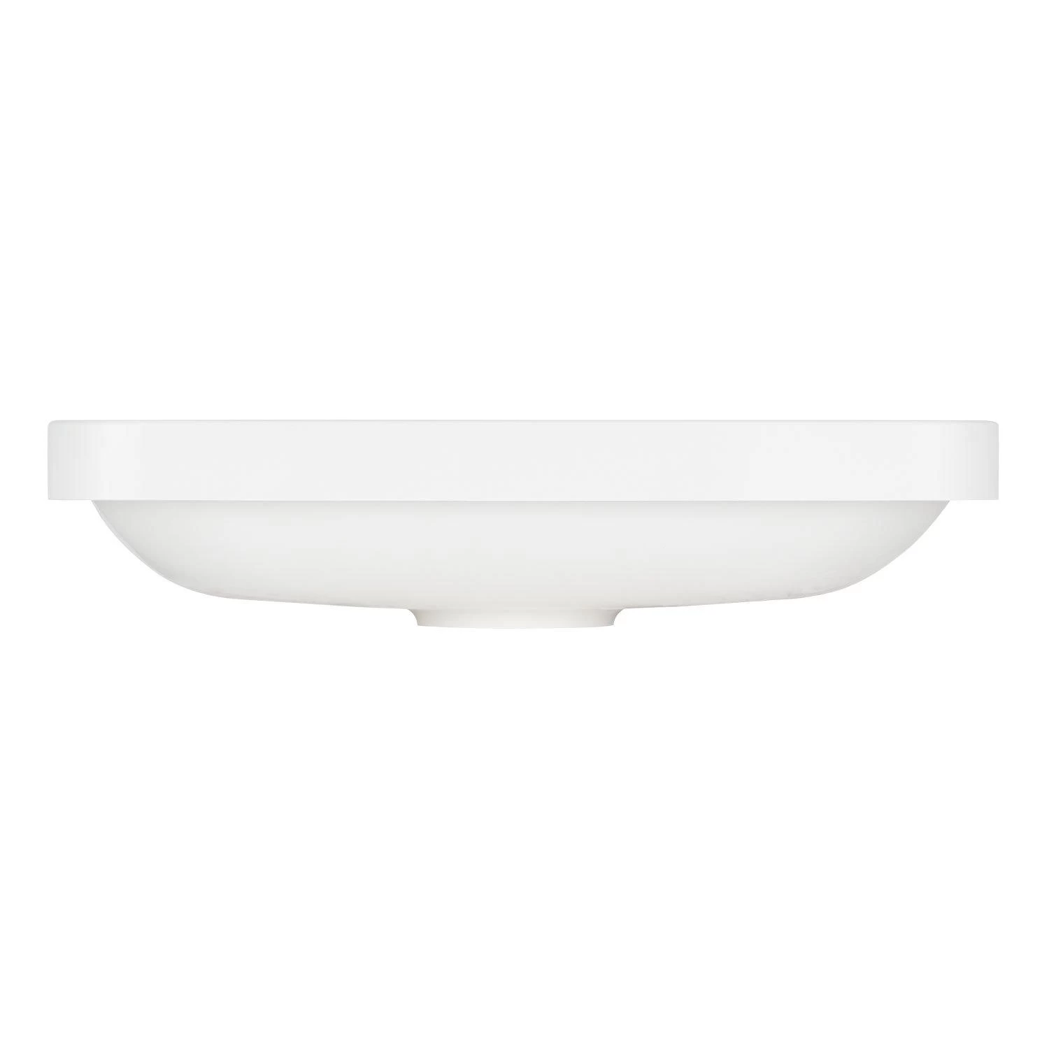 Resser Rectangular Semi-Recessed Sink - White 2 Resser Rectangular Semi-Recessed Sink - White - Image 2