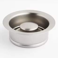 32" Atlas Stainless Steel Undermount Kitchen Sink - Pewter -Home-Bathroom 453542 optional disposer flange pewter angle manual link 1