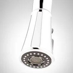 Beasley Single-Hole Pull-Down Kitchen Faucet -Home-Bathroom 453867 beasley kitchen faucet CP sprayer Detail160