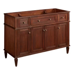 48" Elmdale Vanity For Undermount Sink - Antique Brown -Home-Bathroom 454066 elmdale vanity antique brown 48 no top angle MV60 1 scaled