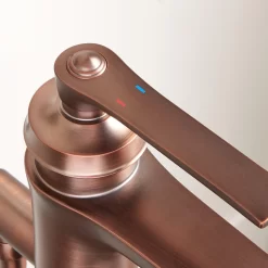 Cooper Freestanding Tub Filler With Hand Shower 9 Cooper Freestanding Tub Filler With Hand Shower -Home-Bathroom 454475 Cooper freestanding tub faucet ORB handle Detail170