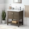 30" Olsen Console Vanity Undermount Sink - Ash Brown