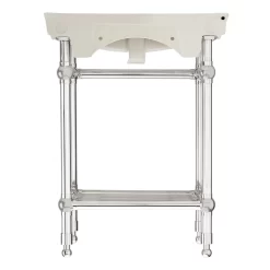 26" Eastcott Console Sink With Traditional Top - Single Hole - Polished Stainless Steel Stand 6 26" Eastcott Console Sink With Traditional Top - Single Hole - Polished Stainless Steel Stand -Home-Bathroom 455430 console sink SS 26 single back MV70 scaled