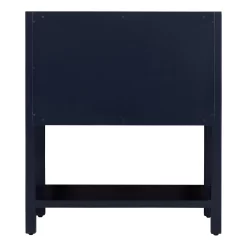 30" Robertson Console Vanity For Undermount Sink - Midnight Navy Blue -Home-Bathroom 457683 robertson vanity midnight navy blue 30 no top back MV90 1