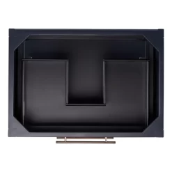 30" Robertson Console Vanity For Rectangular Undermount Sink - Midnight Navy Blue -Home-Bathroom 457683 robertson vanity midnight navy blue 30 no top top MV80
