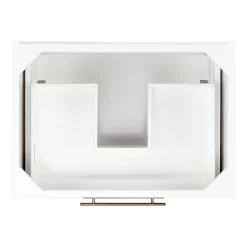30" Robertson Console Vanity - Bright White - Vanity Cabinet Only -Home-Bathroom 457684 robertson vanity white 30 no top top MV80