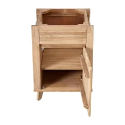 24" Antioch Teak Vanity - Whitewash - Vanity Cabinet Only -Home-Bathroom 458862 24 teak vanity white brush open