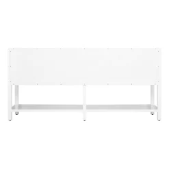 72" Robertson Console Vanity - Bright White - Vanity Cabinet Only -Home-Bathroom 459053 robertson vanity white 72 no top back MV90 scaled