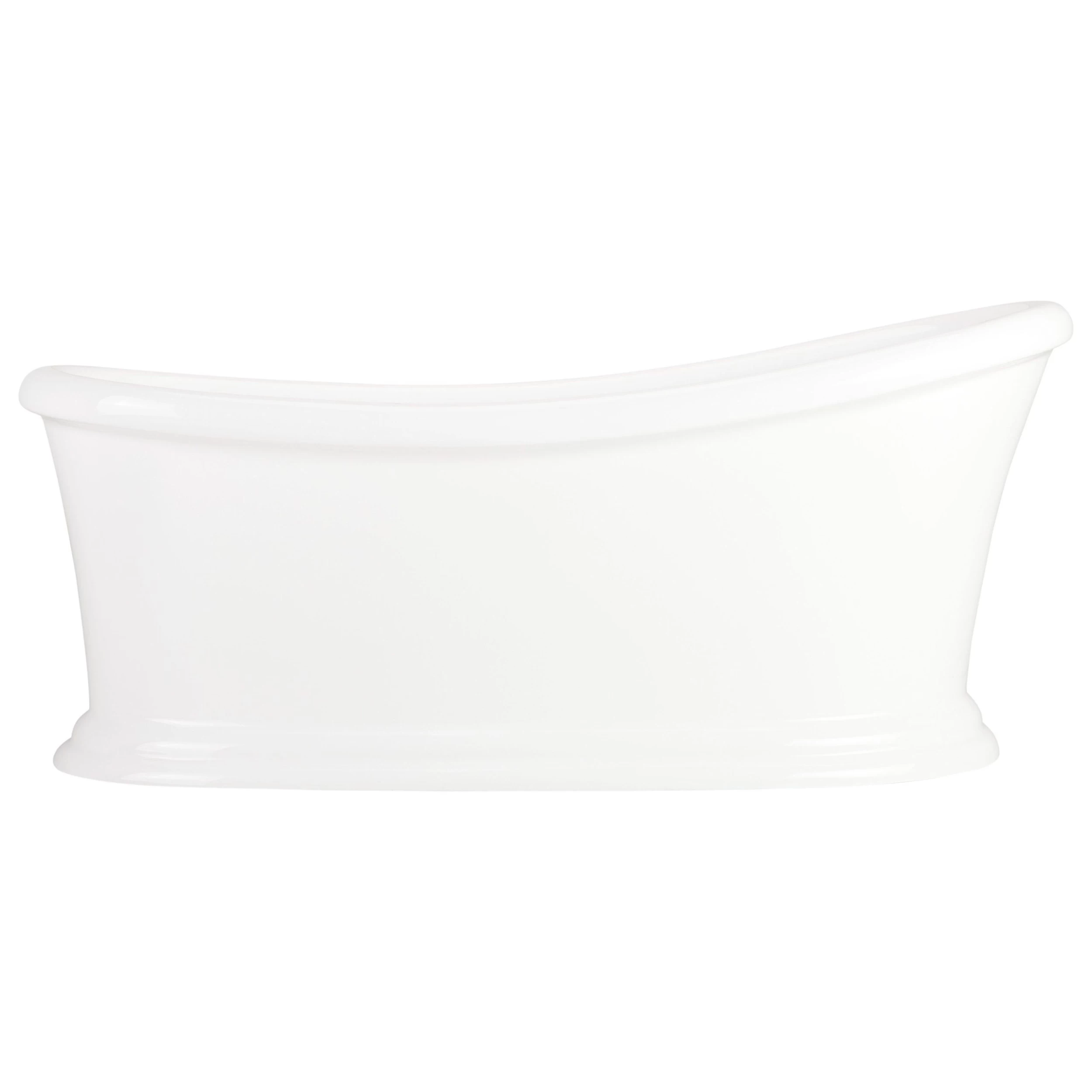 67" Alvaro Acrylic Slipper Tub 3 67" Alvaro Acrylic Slipper Tub - Image 3