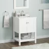 24" Olsen Console Vanity For Undermount Sink - Soft White
