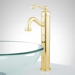 Leta Single-Hole Vessel Faucet With Pop-Up Drain