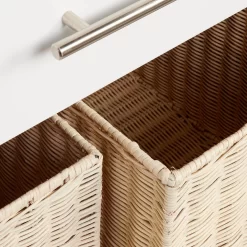 72" Davyn Mahogany Double Vanity For Rectangular Undermount Sinks - White -Home-Bathroom 463936 white 72 vanity cabinet basket