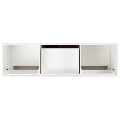 72" Davyn Mahogany Double Vanity For Rectangular Undermount Sinks - White -Home-Bathroom 463936 white 72 vanity cabinet top