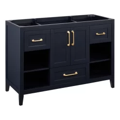 48" Burfield Vanity - Midnight Navy Blue - Vanity Cabinet Only